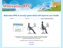 Tablet Screenshot of motivationrpg.com